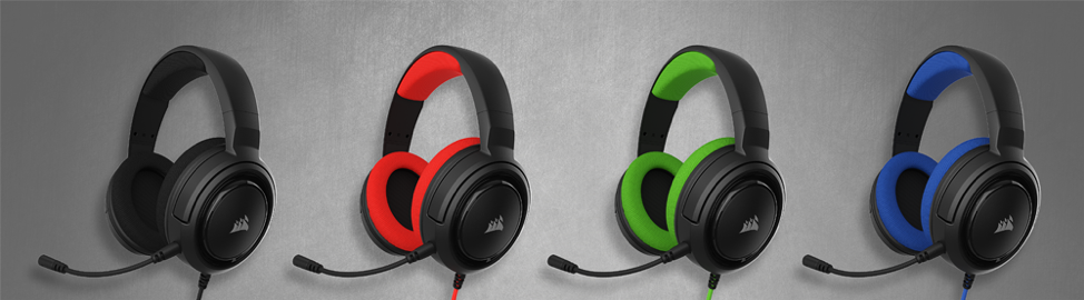 Tai nghe gaming Corsair HS35 Stereo Green